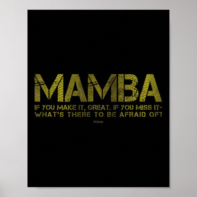 Poster What's There To Be Afraid Of_ Basketball Court Mot (Frente)