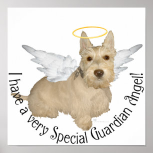 Póster Wheaten Scottish Terrier Angels
