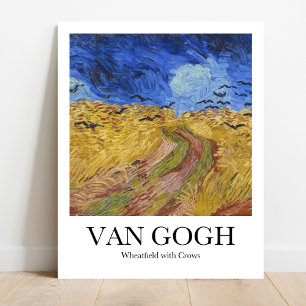 Poster Wheatfield and Crows por Vincent van Gogh