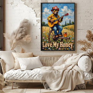 Poster Wheel Harmony: Ritmos Russos do Urso