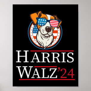 Poster Wheimer 2024 Engraçado Eleição De Cachorro Kamala 