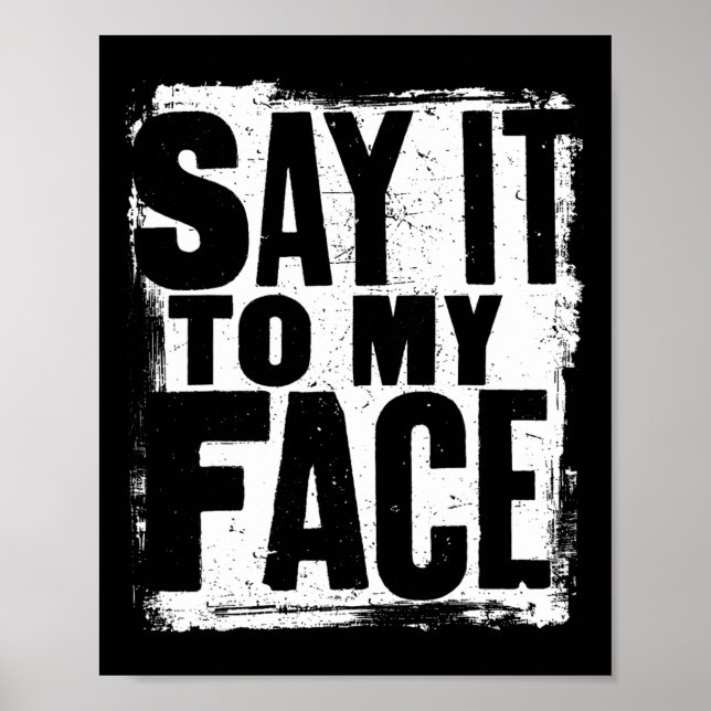 Poster Wheimer Diz Isso Para Minha Cara Engraçada Slogan (Frente)