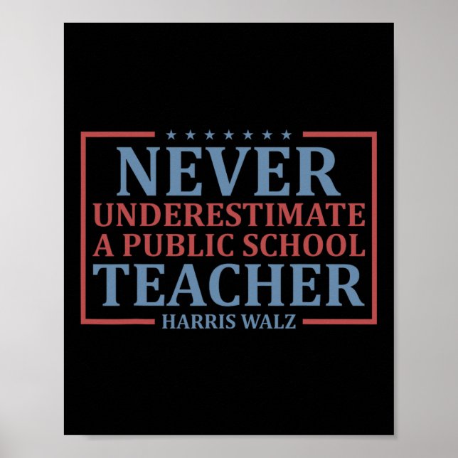 Poster Wheimer Nunca Subestime Um Professor Público De Es (Frente)