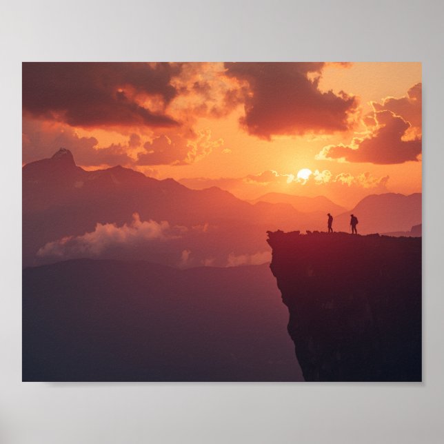 Poster When the Mountains Touch Fire (Frente)