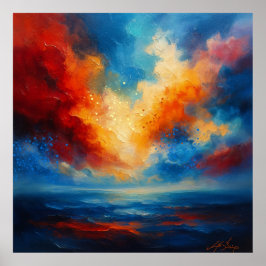 Poster Where Fire Meets Silence Abstract