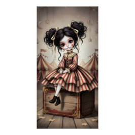 Póster Whimsical Dark Circus Doll