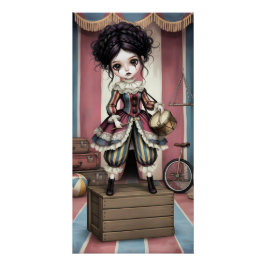 Póster Whimsical Dark Circus Doll