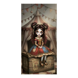 Póster Whimsical Dark Circus Doll