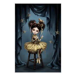 Póster Whimsical Dark Circus Doll Poster