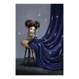 Póster Whimsical Dark Circus Doll Poster