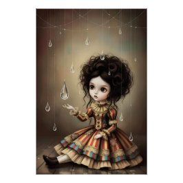 Póster Whimsical Dark Circus Doll Poster