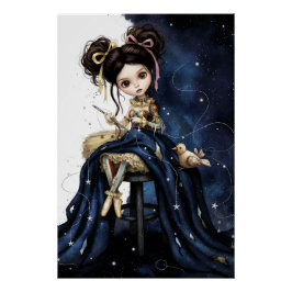 Póster Whimsical Dark Circus Doll Poster