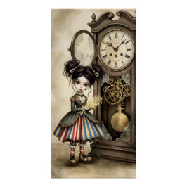 Póster Whimsical Dark Circus Doll Poster