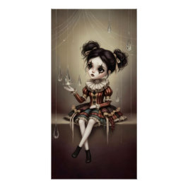 Póster Whimsical Dark Circus Doll Poster