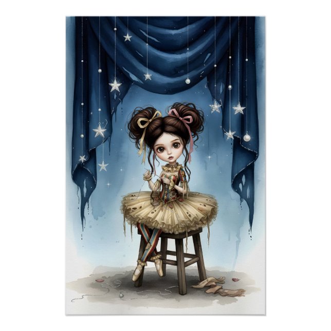 Póster Whimsical Dark Circus Doll Poster (Frente)