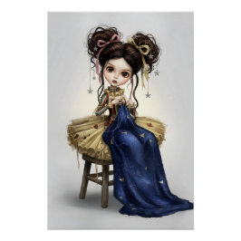 Póster Whimsical Dark Circus Doll Poster