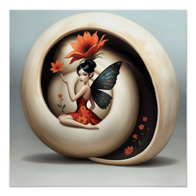 Póster Whimsical Flower Fairy (Frente)