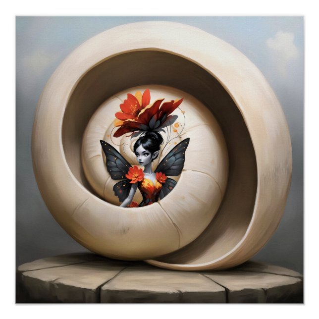 Póster Whimsical Flower Fairy (Frente)