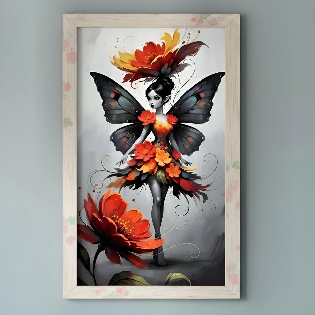 Póster Whimsical Flower Fairy (Criador carregado)