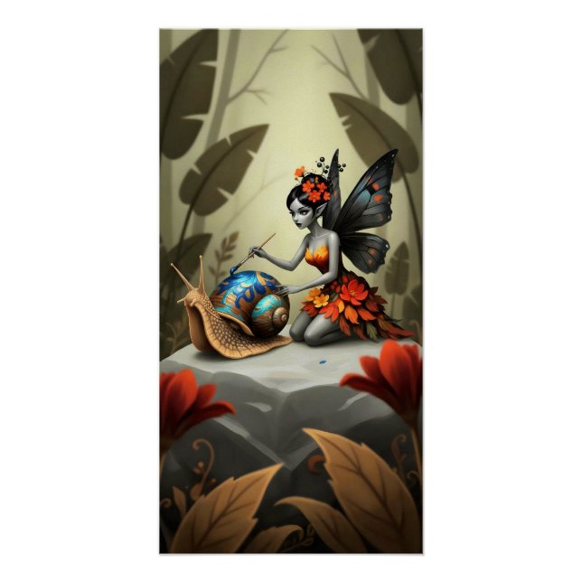 Póster Whimsical Flower Fairy (Frente)