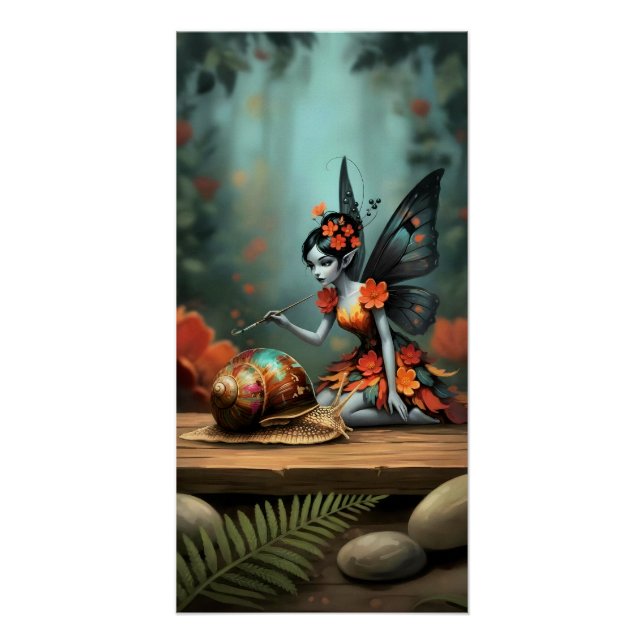 Póster Whimsical Flower Fairy (Frente)