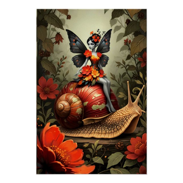 Póster Whimsical Flower Fairy (Frente)