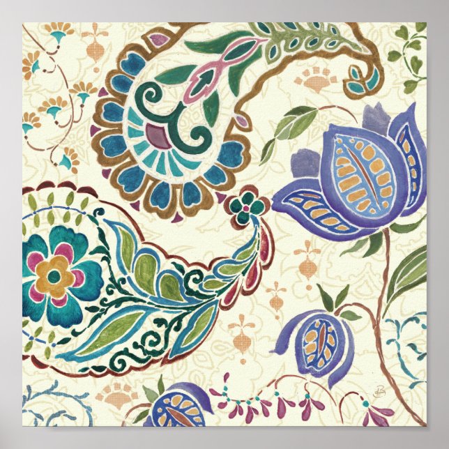 Póster Whimsical Peacock (Frente)