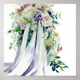 Poster Whimsical & Wild, Bridal Cascading Buquê 2,