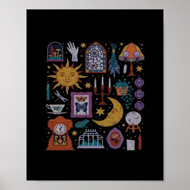 Poster Whimsigoth Classic - Gótica Romance Autumn Aesthet (Frente)