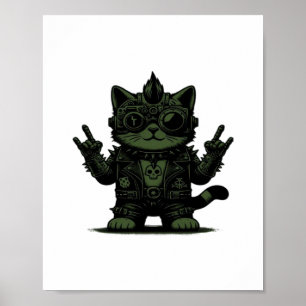 Poster Whimsigoth Cyborg Vintage Art Design Classic