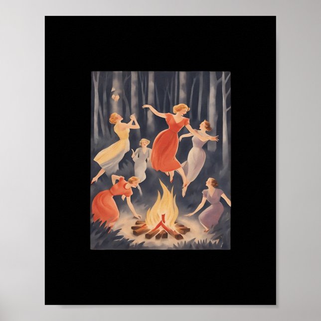 Poster Whimsigoth Gótico Wall Art 90s Decor HECKINFAROUT  (Frente)