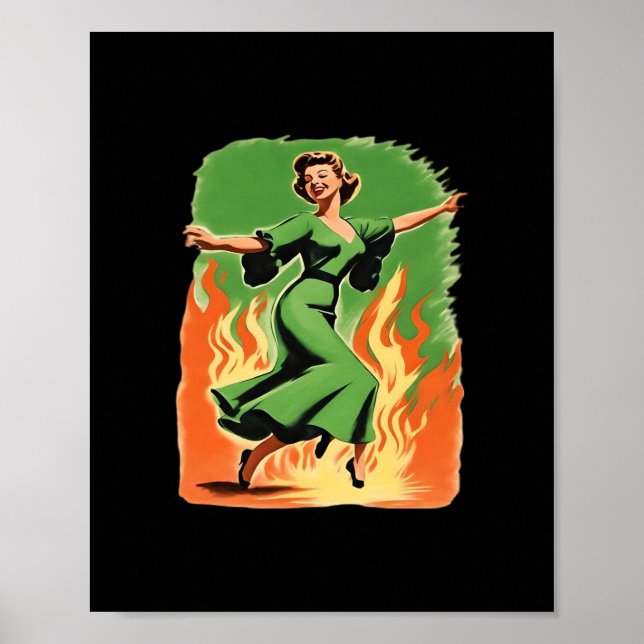 Poster Whimsigoth Gótico Wall Art 90s Decor HECKINFAROUT  (Frente)