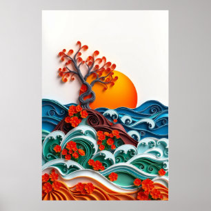 Poster Whimsy em Papel