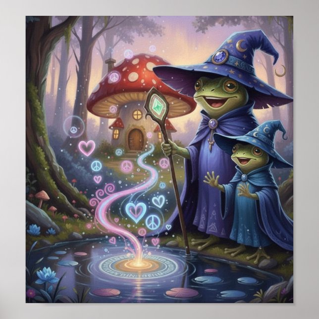 Poster WhimsyFrogWizard4 (Frente)
