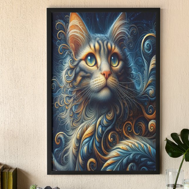 Poster Whiskers and Sapphire: Um Gatinho de Olhos Azuis (Criador carregado)