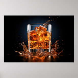 Poster Whiskey On The Rocks