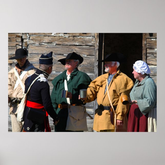 Póster Whiskey Ration em Fort Osage, Missouri (Frente)