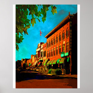 Poster "Whisky Row Prescott" "Prescott Art"