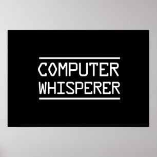 Poster Whisperer do computador