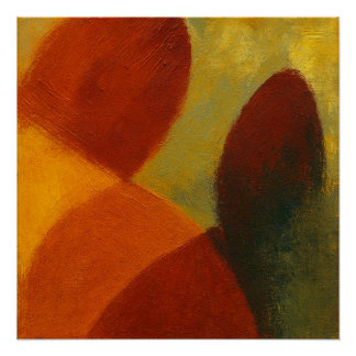 Póster Whispers in the Web Square Color Block