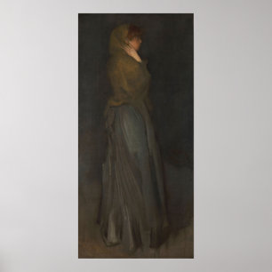 Poster Whistler - Arranjo em Amarelo e Cinza 1902