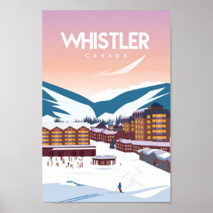 Poster Whistler Canada Whistler - Colúmbia Britânica
