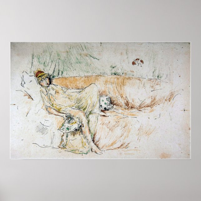 Poster Whistler - Figura Reclinada Drapeada (Frente)