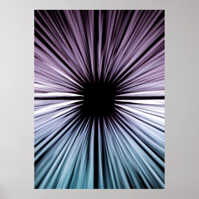 Poster White and black optical illusion illustration (Frente)