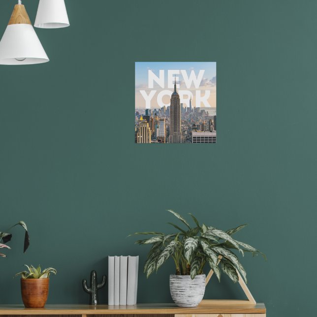 Poster White and Bold Travel New York (Sala de Estar 1)