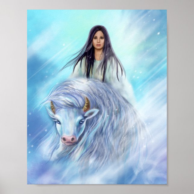 Poster White Buffalo Calf Woman (Frente)