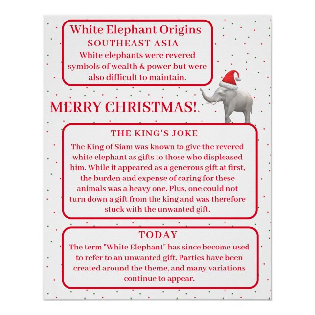 Póster White Elephant Origens Poster (Frente)