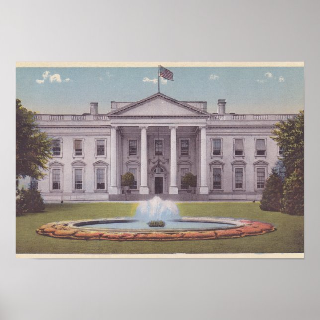 Poster White House Washington DC (Frente)