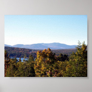 Poster White Mountains of New Hampshire