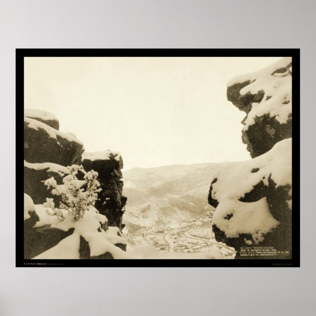 Poster White Rocks Deadwood SD 1887 (Frente)